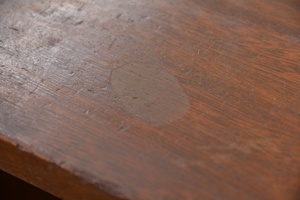 レトロ家具　昭和レトロ　古い木の小さな本箱(収納棚)