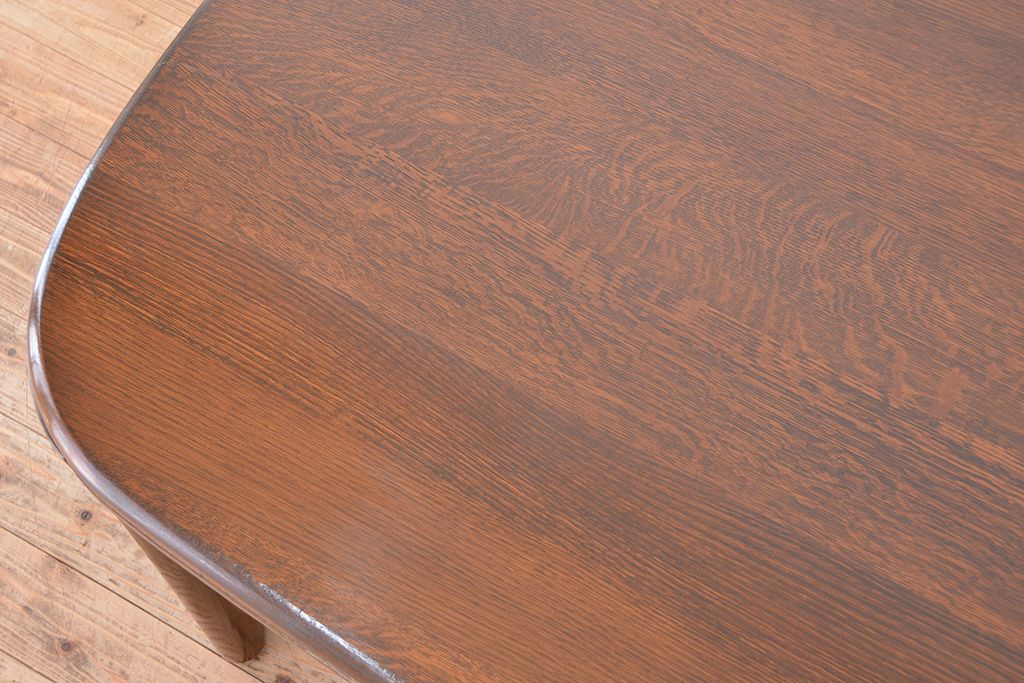 中古　飛騨産業キツツキマーク　ナラ材ダイニングテーブル　