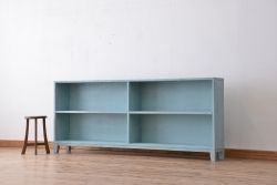 レトロ家具　アンティークペイント　レトロな飾り棚・陳列棚(2)