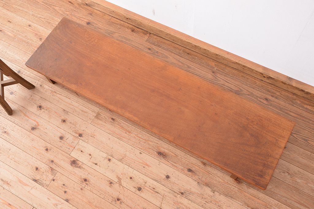 アンティーク家具　古民具・骨董　古い木の一枚板・裁ち板(作業台/机)