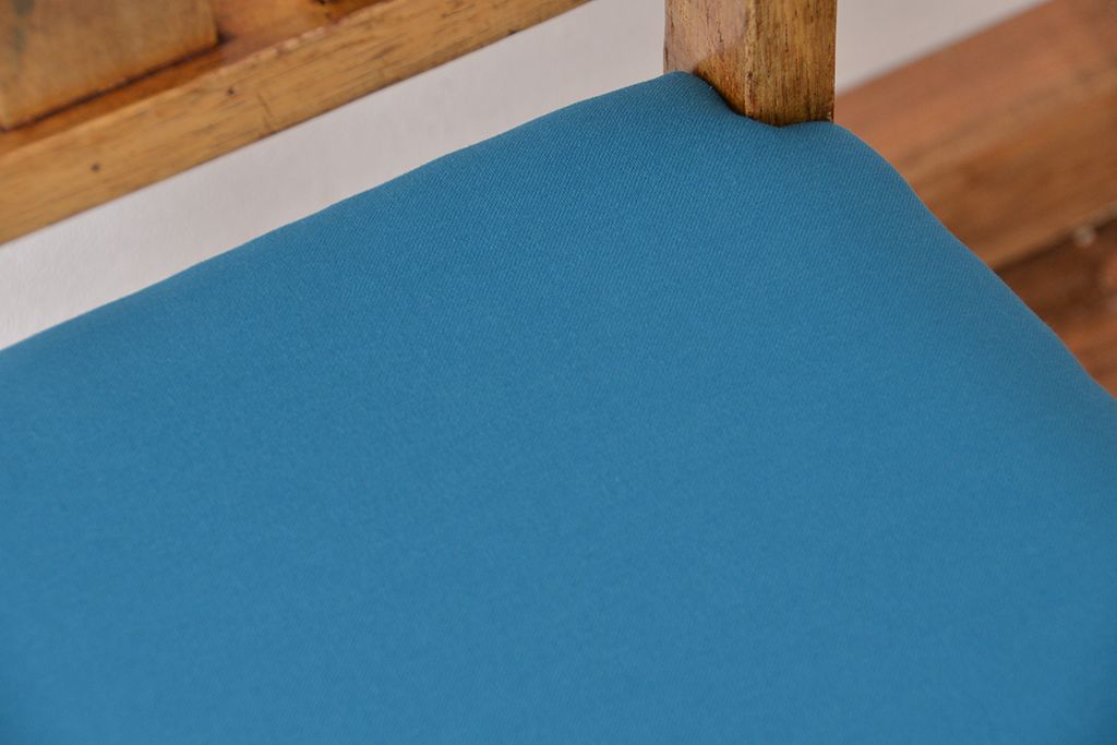 レトロ家具　アンティーク　古いナラ材のレトロチェア(椅子)