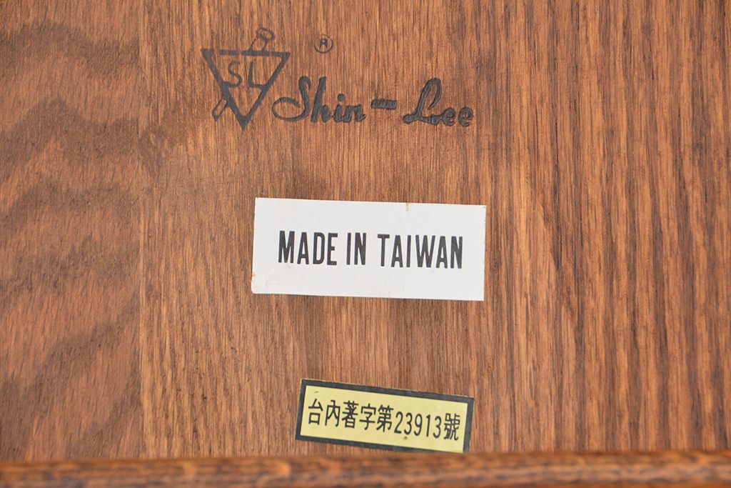 ★中古 IDC大塚家具取扱品 Shin-Lee(シンリー) オーク材ダイニングアームチェア2脚セット(椅子/イス)