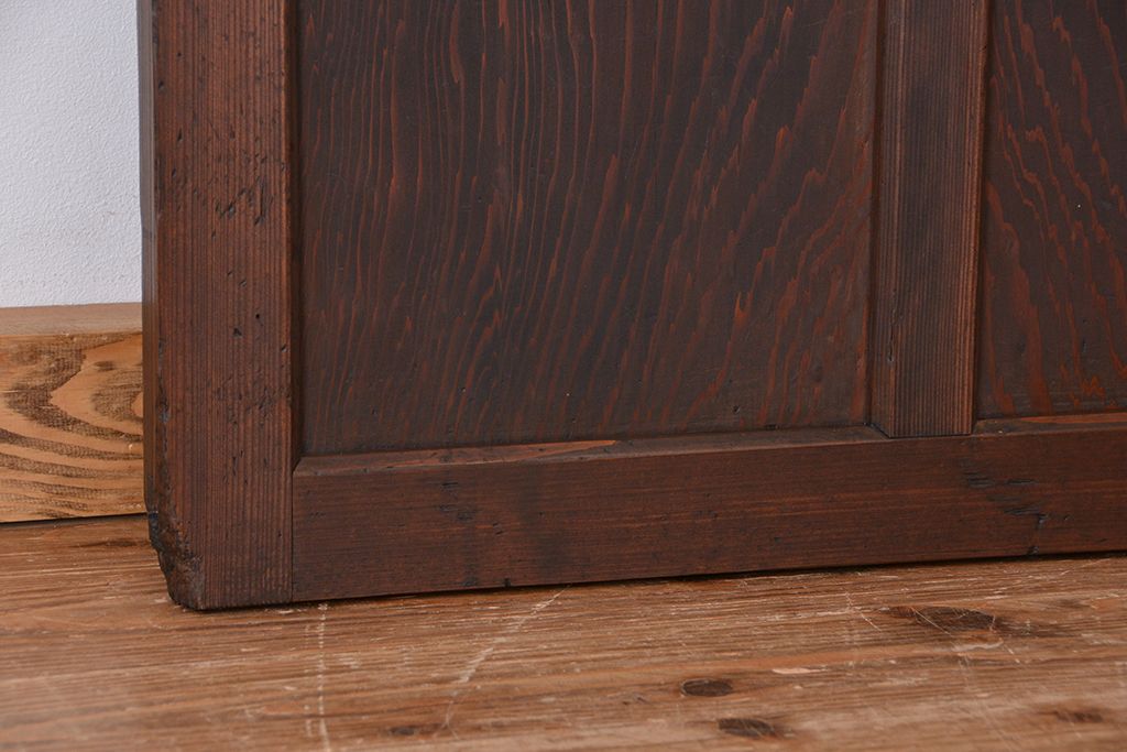 アンティーク　古い木のレトロでシンプルなドア(扉)(3)