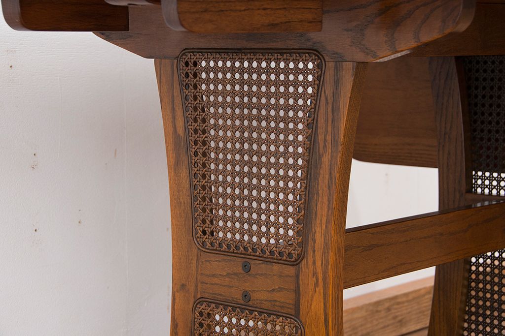 中古　1970年頃　ナラ材のバタフライテーブル(ダイニングテーブル)