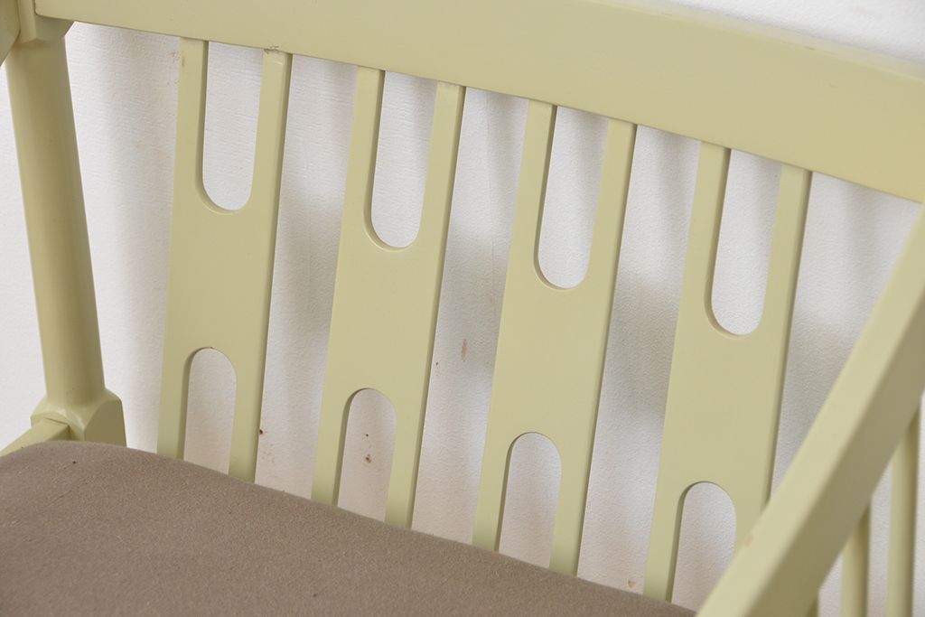 レトロ家具　ビンテージカリモク　レトロな一人掛けソファ2脚セット