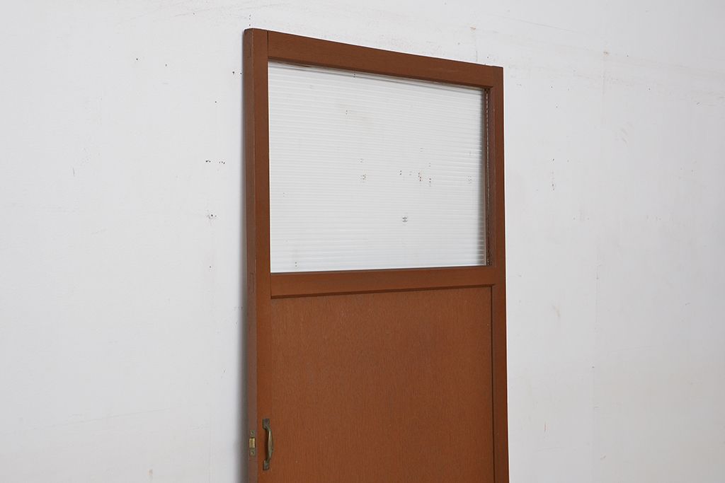 昭和レトロ　レトロでシンプルなモールガラスドア(扉)