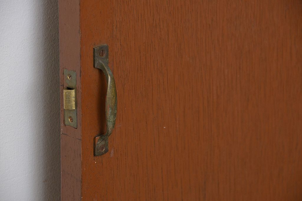 昭和レトロ　レトロでシンプルなモールガラスドア(扉)