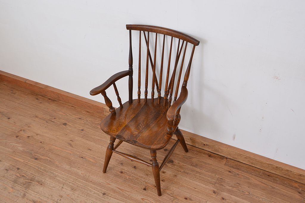 中古　飛騨産業ナラ材　ダイニングチェア1脚(椅子、イス)