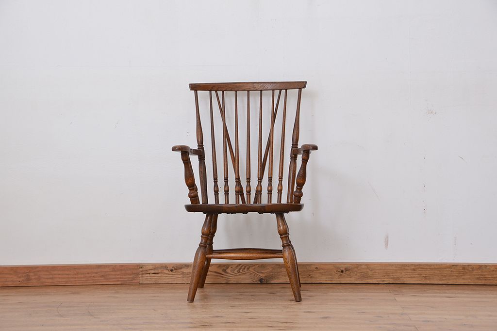 イタミ有り　中古　飛騨産業ナラ材　ダイニングチェア1脚(椅子、イス)