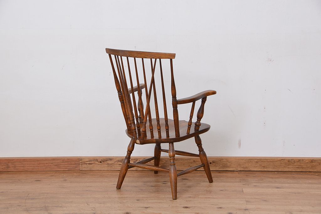 イタミ有り　中古　飛騨産業ナラ材　ダイニングチェア1脚(椅子、イス)