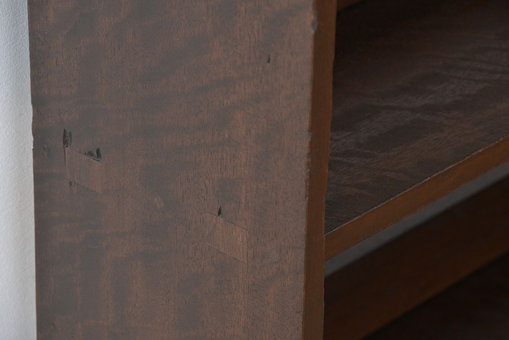 レトロ家具　★昭和レトロ　シンプルな本棚(ブックシェルフ)