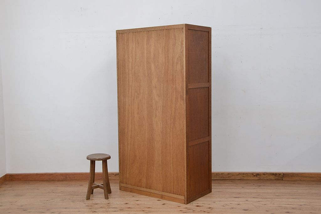 レトロ家具　昭和レトロ　1960年代シンプルなアンティーク三連ロッカー?
