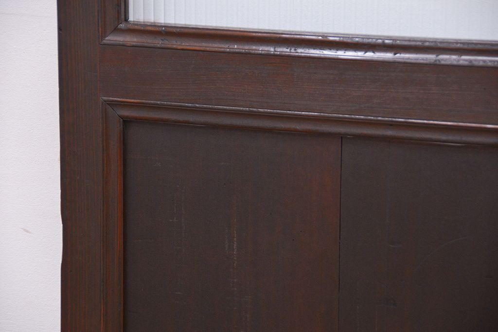 大正ロマン　古い洋館の上品なモールガラスドア(扉)