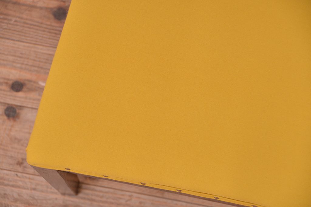 レトロ家具　昭和レトロ　古いナラ材の椅子(イス、チェア)