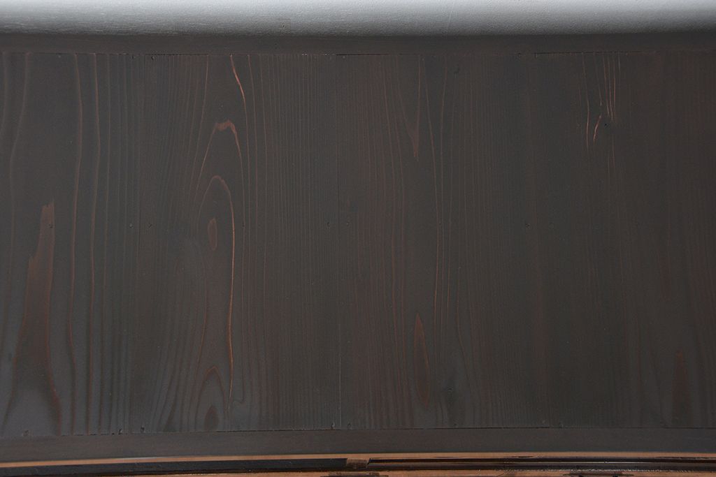 アンティーク家具　アンティーク　味わい深い水屋箪笥ローボード(1)(テレビボード、食器棚、テレビ台、キャビネット、収納棚)