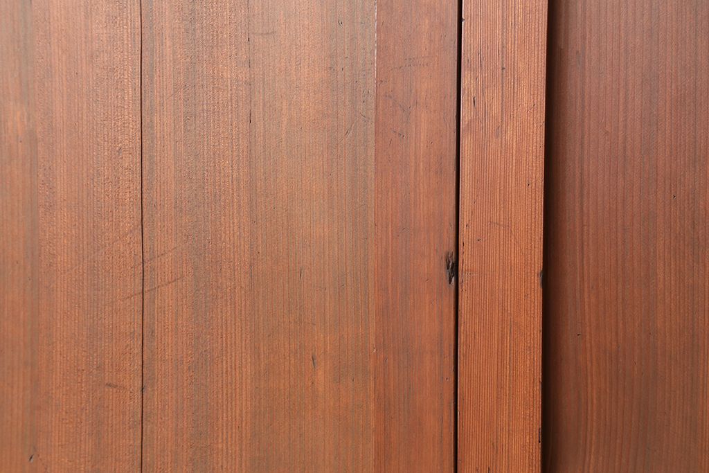 昭和レトロ　状態の良い格子入り変わり型ガラス板戸4枚セット(2)(ガラス戸、帯戸)