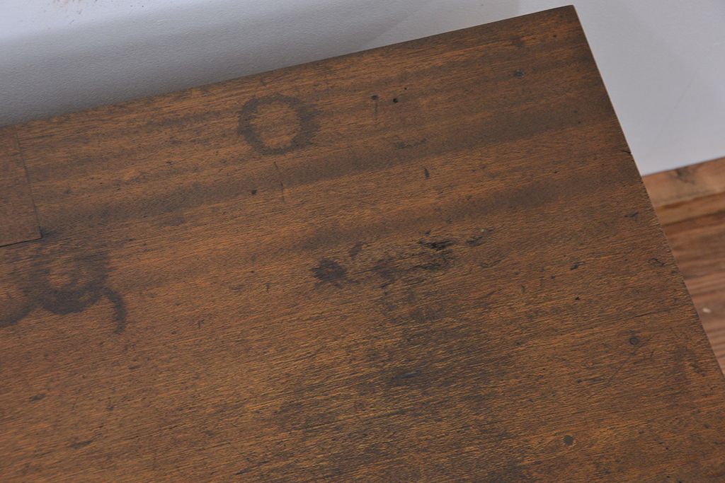 レトロ家具　★昭和レトロ　カウンター式の平机(カウンターテーブル)