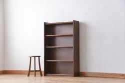レトロ家具　昭和レトロ　シンプルな本棚(飾り棚)