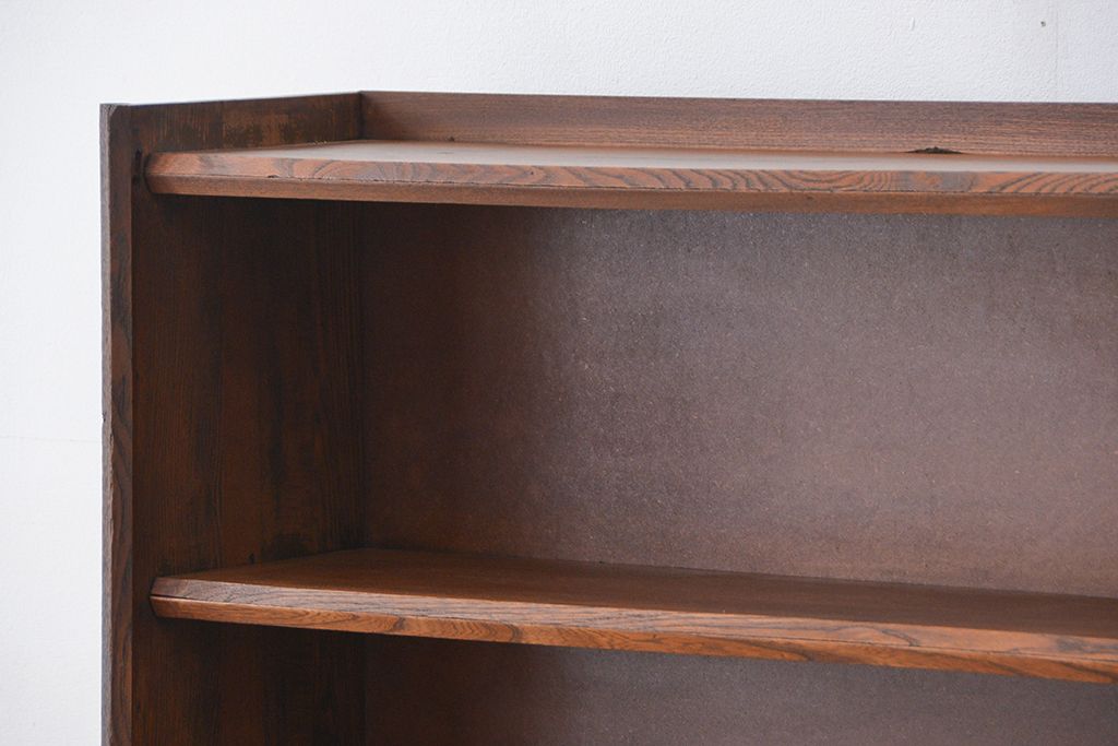 レトロ家具　昭和レトロ　シンプルな本棚(飾り棚)