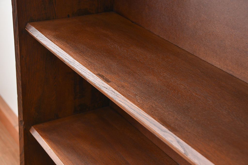 レトロ家具　昭和レトロ　シンプルな本棚(飾り棚)