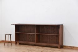 アンティーク家具　アンティーク　古い木の脚付きカウンターテーブル(3)(作業台、机、飾り棚)