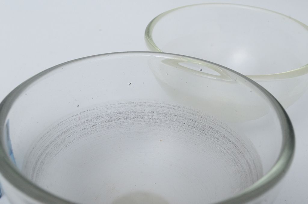 アンティーク雑貨　昭和初期!古い薬瓶、ガラスすり鉢など(乳鉢ビン)