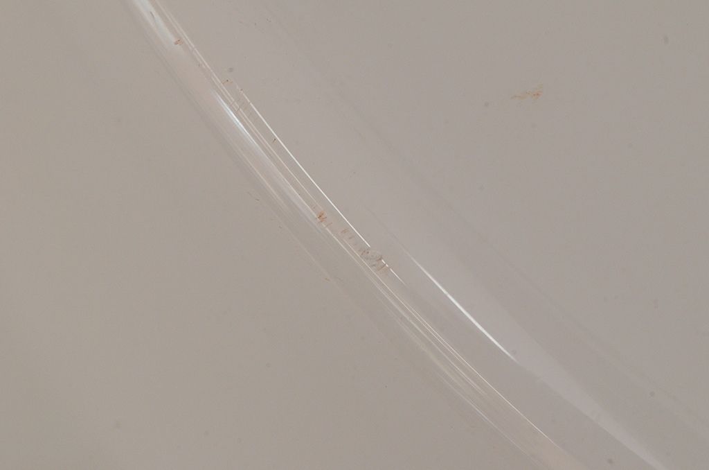 アンティーク　古い乳白ガラス天井吊り下げ照明(電笠)