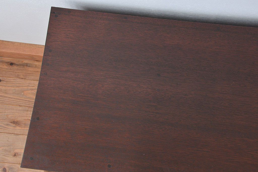 レトロ家具　☆昭和レトロ シンプルな二段重ねチェスト(箪笥、タンス)