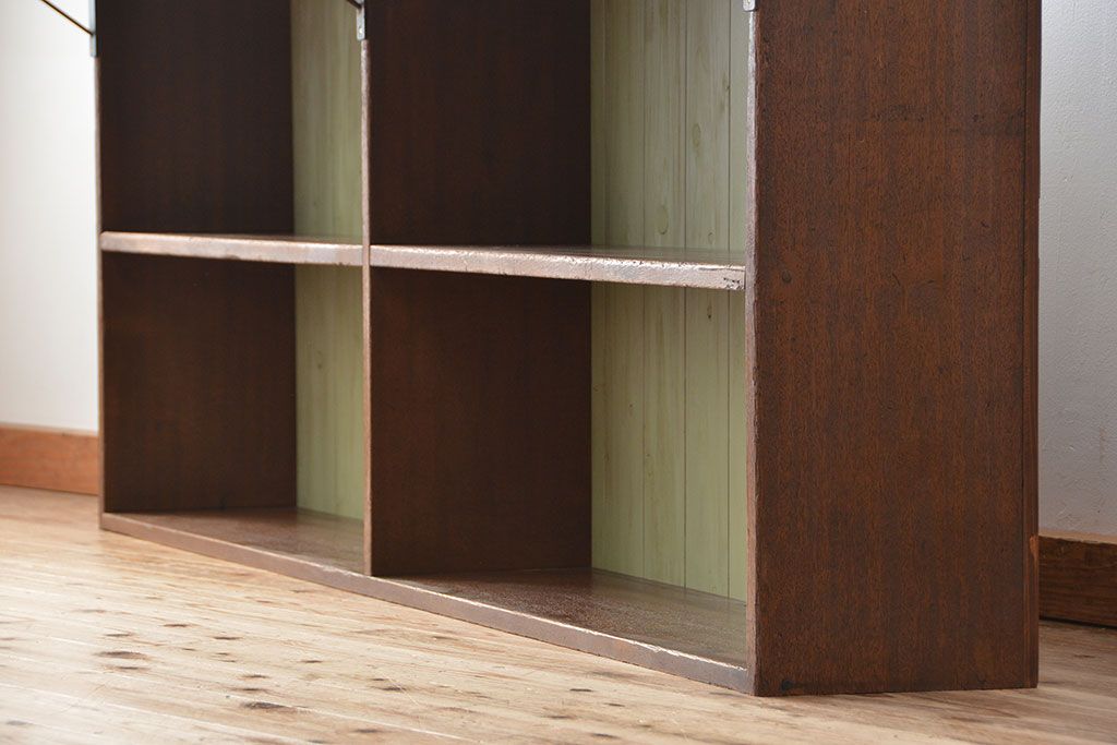アンティーク家具　アンティーク 古い木のカウンターテーブル(3)(作業台、机、飾り棚)