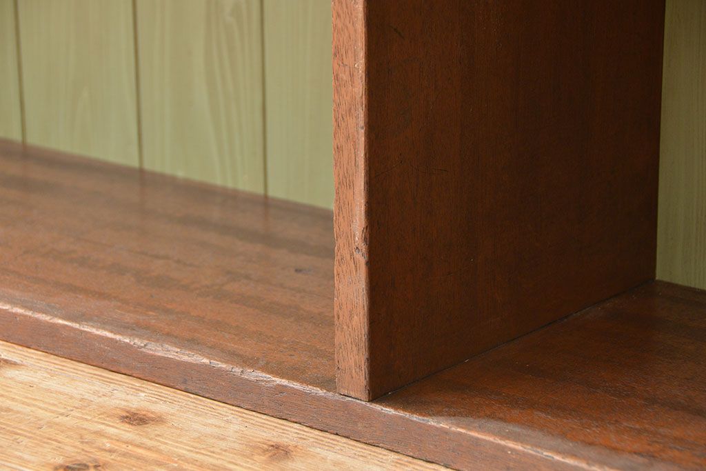 アンティーク家具　アンティーク 古い木のカウンターテーブル(3)(作業台、机、飾り棚)