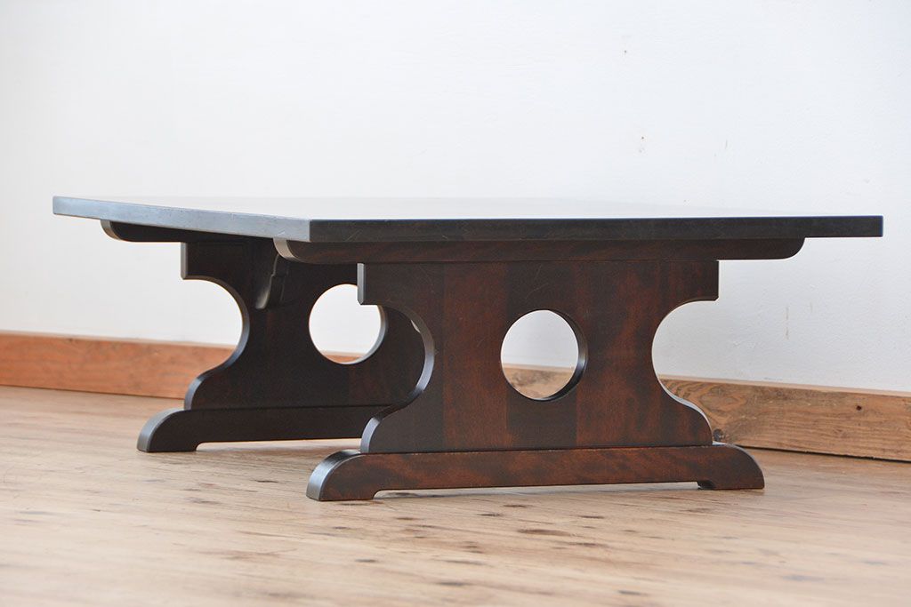 中古北海道民芸家具折り畳み式座卓(テーブル、机)