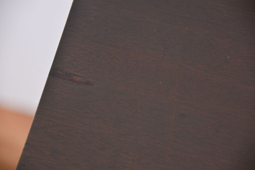 レトロ家具　昭和レトロ 作りの良い縦型レコードケース(飾り棚、小引出、書類ケース)