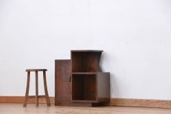 アンティーク家具　アンティーク 1960年代モダンな電話台(飾り棚、収納棚、本棚)