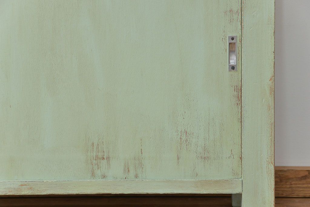 アンティーク家具　1970年頃 両面引き出し付きの大きな作業台(テーブル、机)