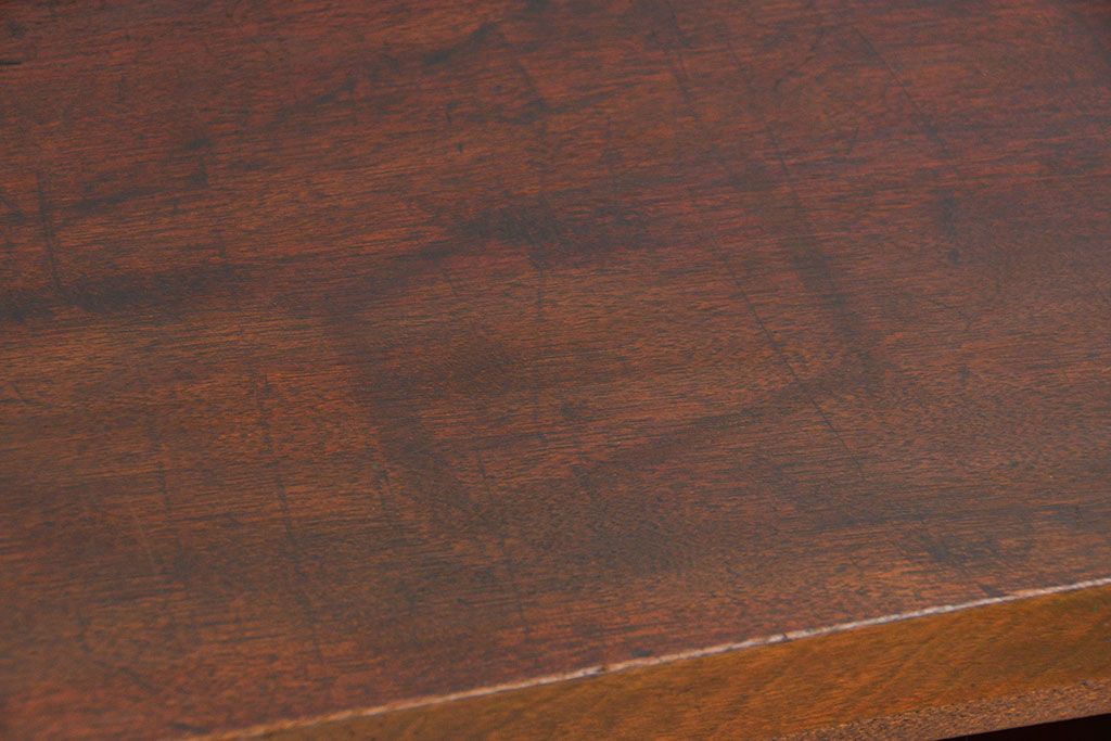 アンティーク家具　アンティーク 希少 古いお屋敷の変わり型収納棚(飾り棚、本棚)