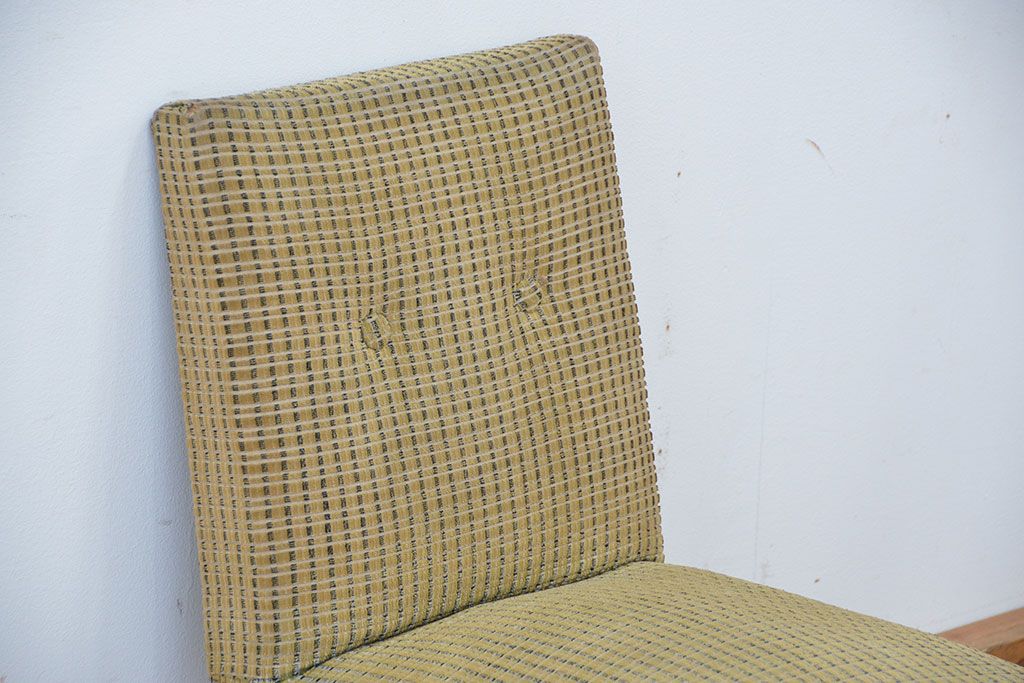レトロ家具　昭和レトロ 少々難あり レトロな1人掛けソファ(イス、椅子)