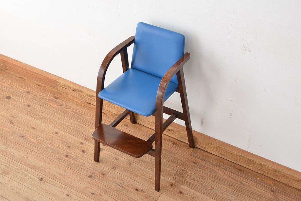 ヴィンテージ家具　昭和レトロ ビンテージ秋田木工ベビーチェア(イス、椅子)