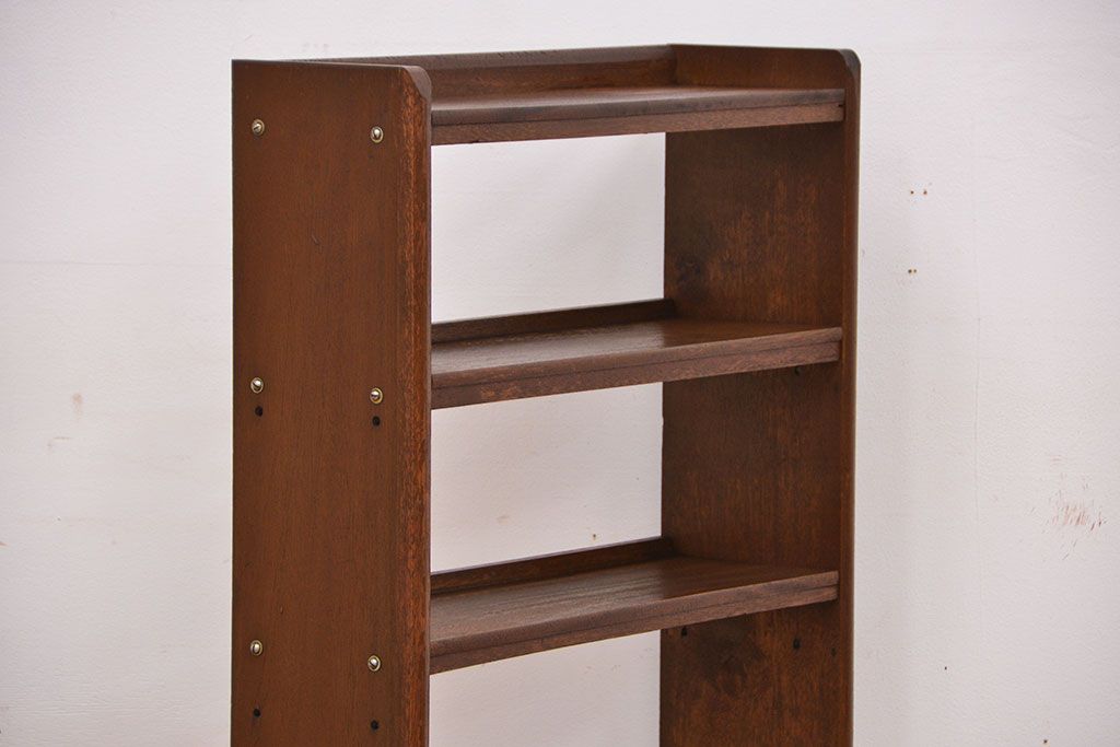 レトロ家具　昭和レトロ シンプルな本棚(ブックシェルフ)