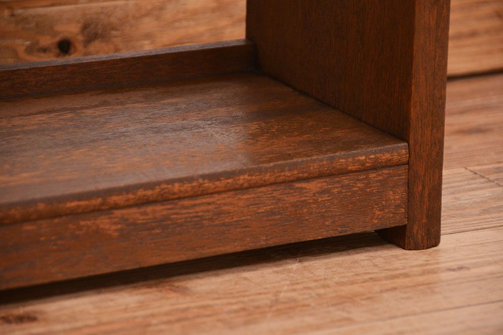 レトロ家具　昭和レトロ シンプルな本棚(ブックシェルフ)