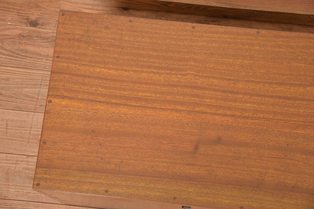 アンティーク雑貨　昭和レトロ シンプルな収納箱(ブランケットボックス、センターテーブル)