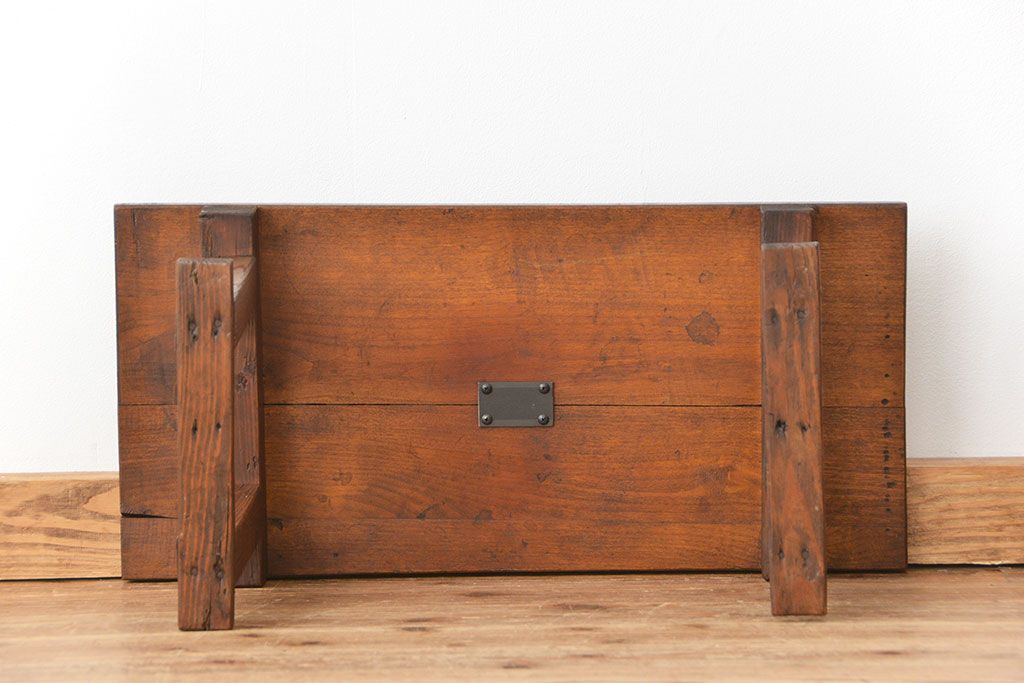 アンティーク家具 アンティーク 古い木の小さなサイドテーブル(机) | ラフジュ工房