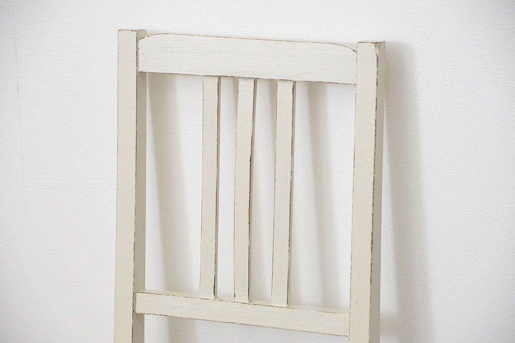 アンティーク家具　 アンティークペイント　シンプルなチェア(1)