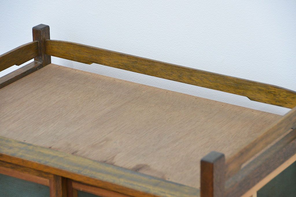 レトロ家具　昭和レトロ 古い木の蠅帳(はえ帳、はい帳)