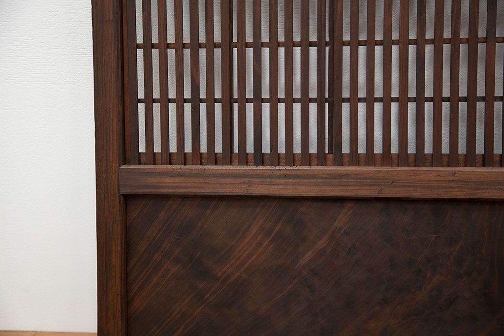 古民具・骨董 ★裏障子付き格子戸2枚セット
