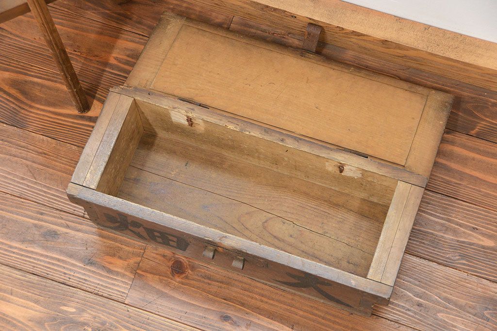アンティーク雑貨　江戸期　使い込まれた千両箱(銭箱、銭函)　　