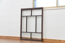 大正ロマン　シックなガラス戸1枚(窓、建具、引き戸)　