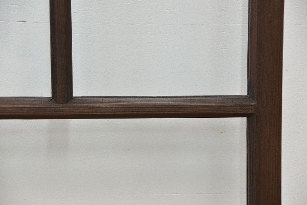 大正ロマン　シックなガラス戸1枚(窓、建具、引き戸)　