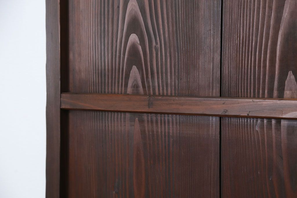 アンティーク 古い木のシンプルな扉(ドア、和風扉)
