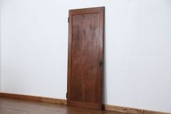 古民具・骨董 杢目の素晴らしい高級杉材一枚板　上質な扉(ドア、和風建具)