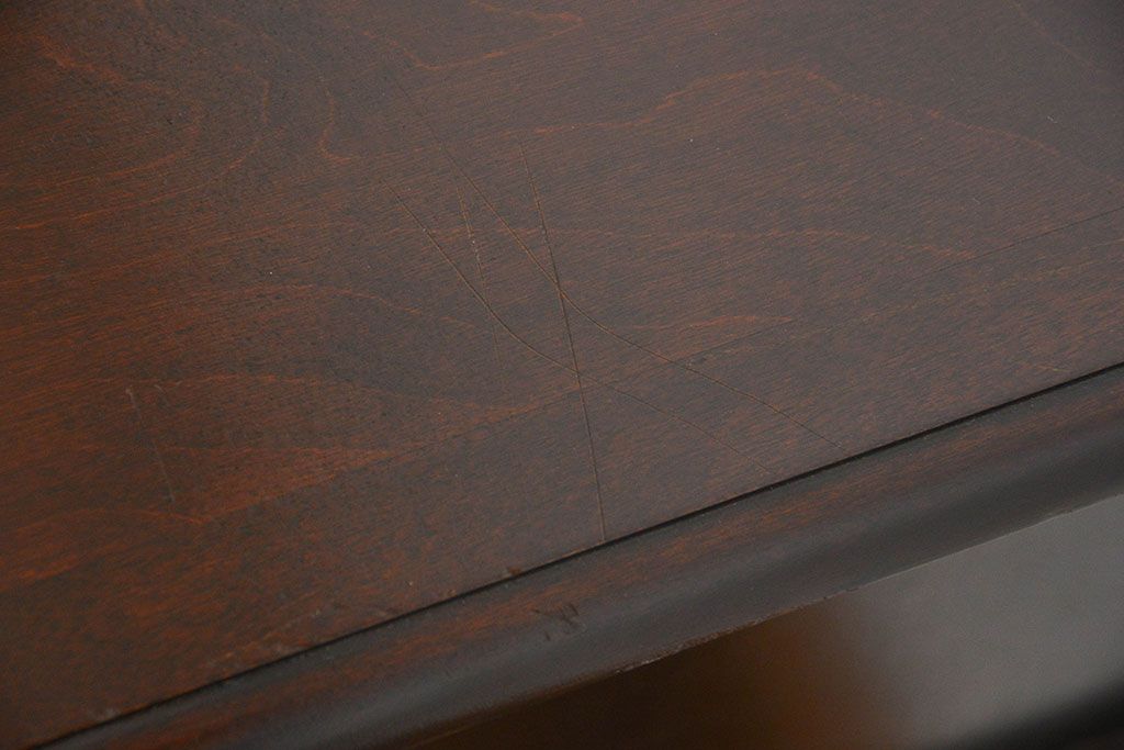 中古美品　松本民芸家具　希少なC型ボールフット洋タンス　定価約52万円(箪笥、たんす、チェスト)